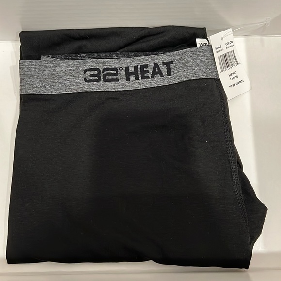 32 degrees MEN'S LIGHTWEIGHT BASELAYER LEGGING Large New - Picture 2 of 2